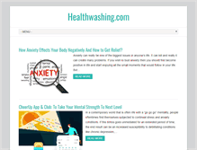 Tablet Screenshot of healthwashing.com